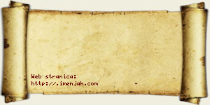 Angelina Dangubić vizit kartica